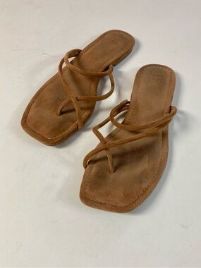 a new day Ainsley Tan Suede Sandals